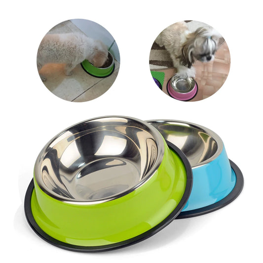 Solid Stainless Dog Bowl